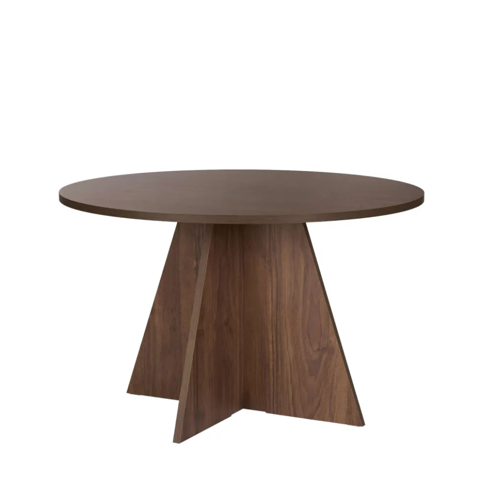 NARO Table à manger 4 personnes ronde en bois