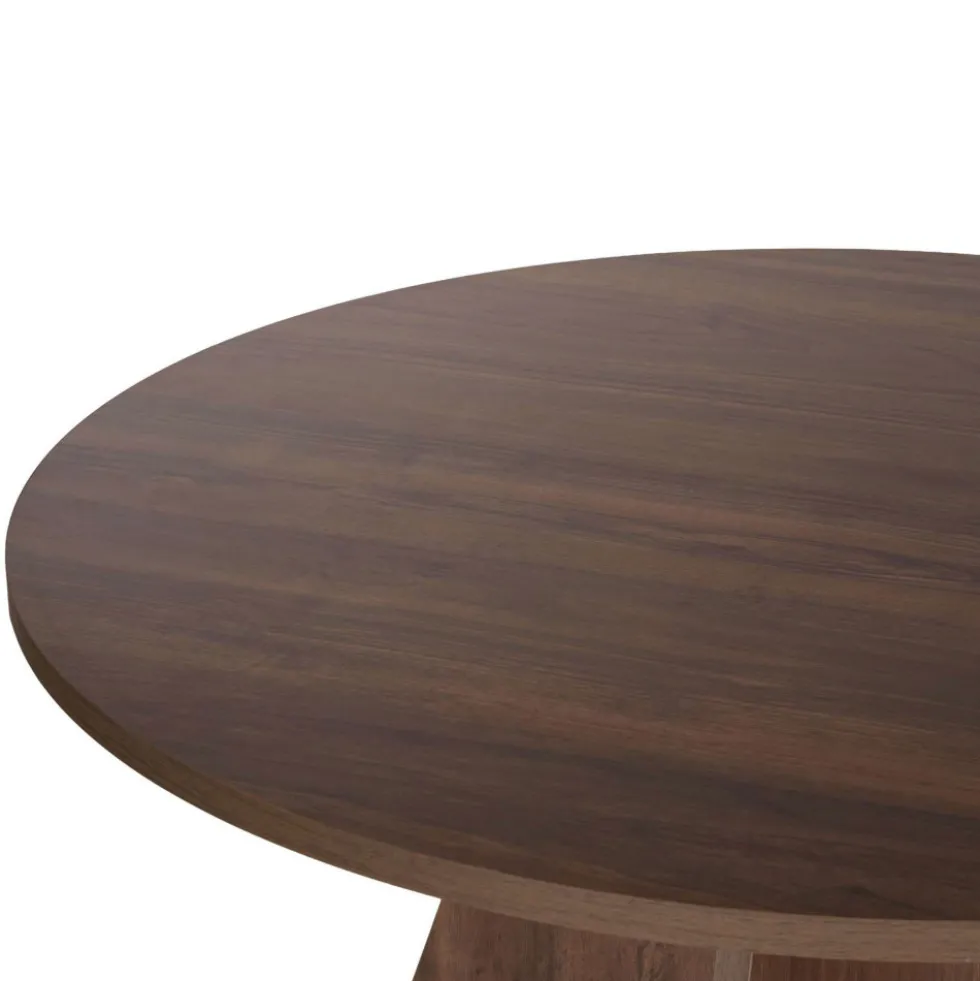 NARO Table à manger 4 personnes ronde en bois