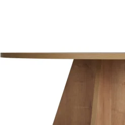 NARO Table à manger 4 personnes ronde en bois