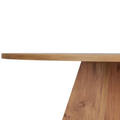 NARO Table à manger 4 personnes ronde en bois