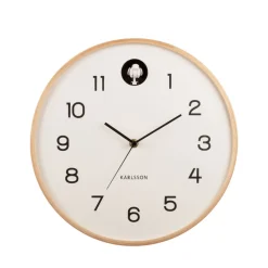 NATURAL CUCKOO Horloge murale ronde ø31,5cm