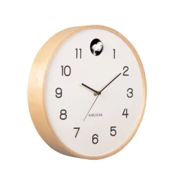 NATURAL CUCKOO Horloge murale ronde ø31,5cm