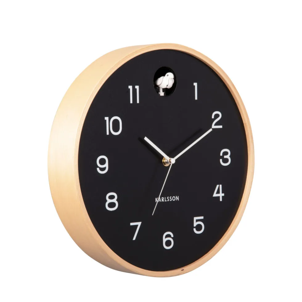 NATURAL CUCKOO Horloge murale ronde ø31,5cm
