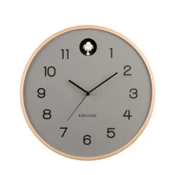 NATURAL CUCKOO Horloge murale ronde ø31,5cm