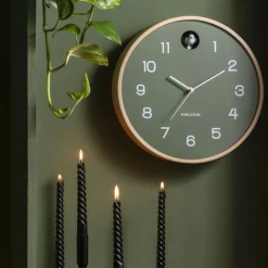 NATURAL CUCKOO Horloge murale ronde ø31,5cm