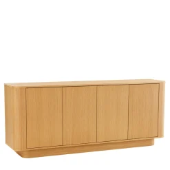 NAVAN Buffet 4 portes en bois L180cm