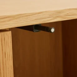 NAVAN Buffet 4 portes en bois L180cm