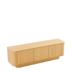 NAVAN Meuble tv 3 portes en bois L160cm