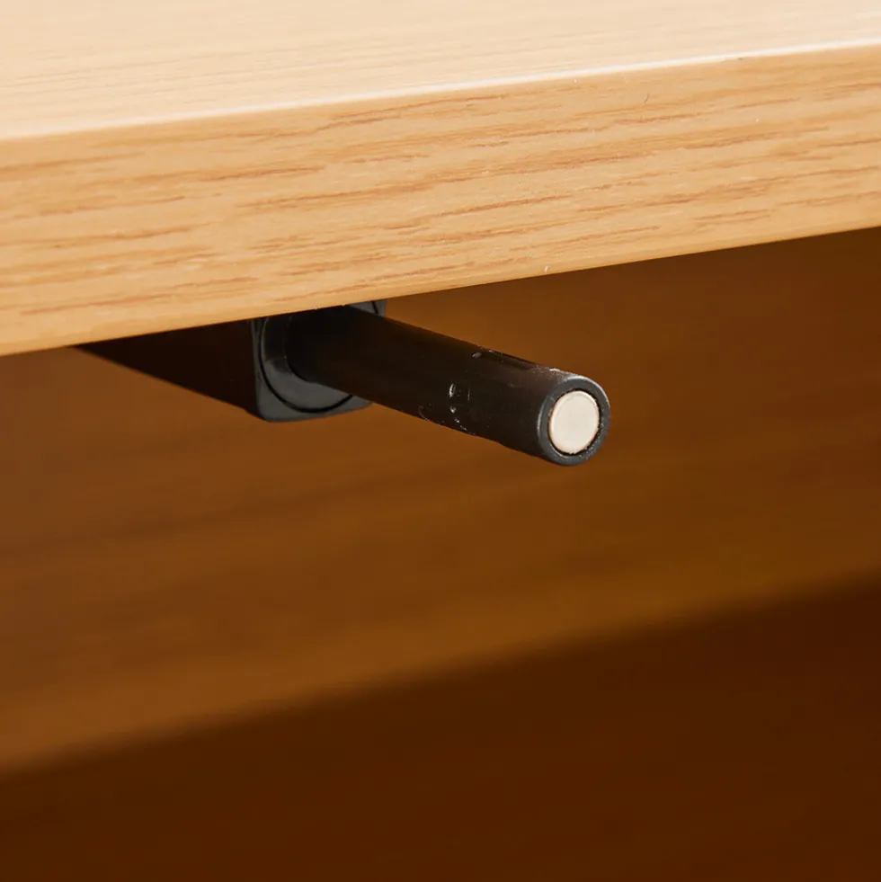 NAVAN Meuble tv 3 portes en bois L160cm