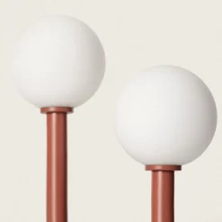 NEA Lampe à poser en métal et verre