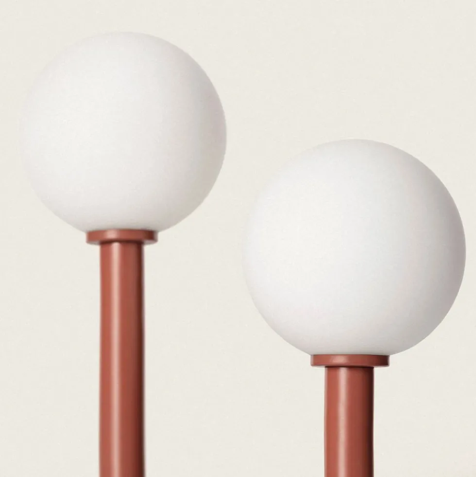 NEA Lampe à poser en métal et verre