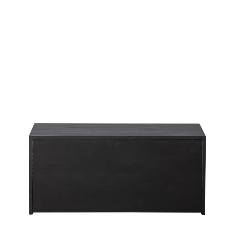 NEW GRAVURE Banc d'entrée avec rangement en bois L88cm