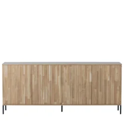 NEW GRAVURE Buffet 4 portes en bois L200cm