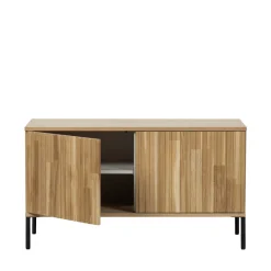 NEW GRAVURE Meuble TV 2 portes en bois L100cm