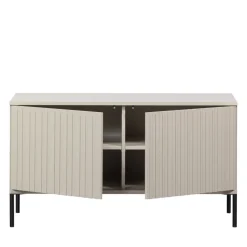 NEW GRAVURE Meuble TV 2 portes en bois L100cm