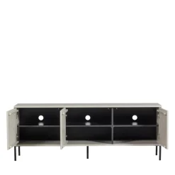 NEW GRAVURE Meuble TV en bois L150cm