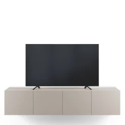 NEXA Meuble TV suspendu 4 portes en bois L180cm