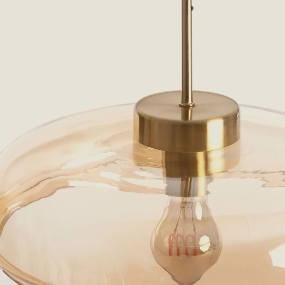 NEYO Suspension ronde en verre ø34cm