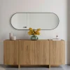 NICOLE Buffet 4 portes en bois L180cm