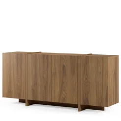 NICOLE Buffet 4 portes en bois L180cm