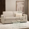NIDO Lot de 2 tables basses gigognes en verre