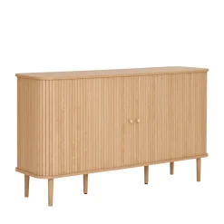 NIKKO Buffet 2 portes coulissantes en bois L140cm