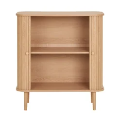 NIKKO Buffet 2 portes coulissantes en bois H87cm