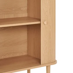 NIKKO Buffet 2 portes coulissantes en bois H87cm