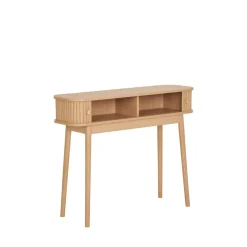 NIKKO Console 2 portes coulissantes en bois L100cm