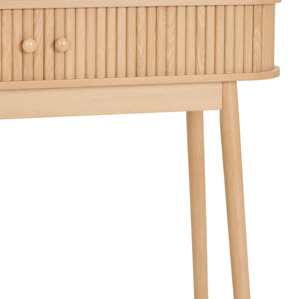 NIKKO Console 2 portes coulissantes en bois L100cm