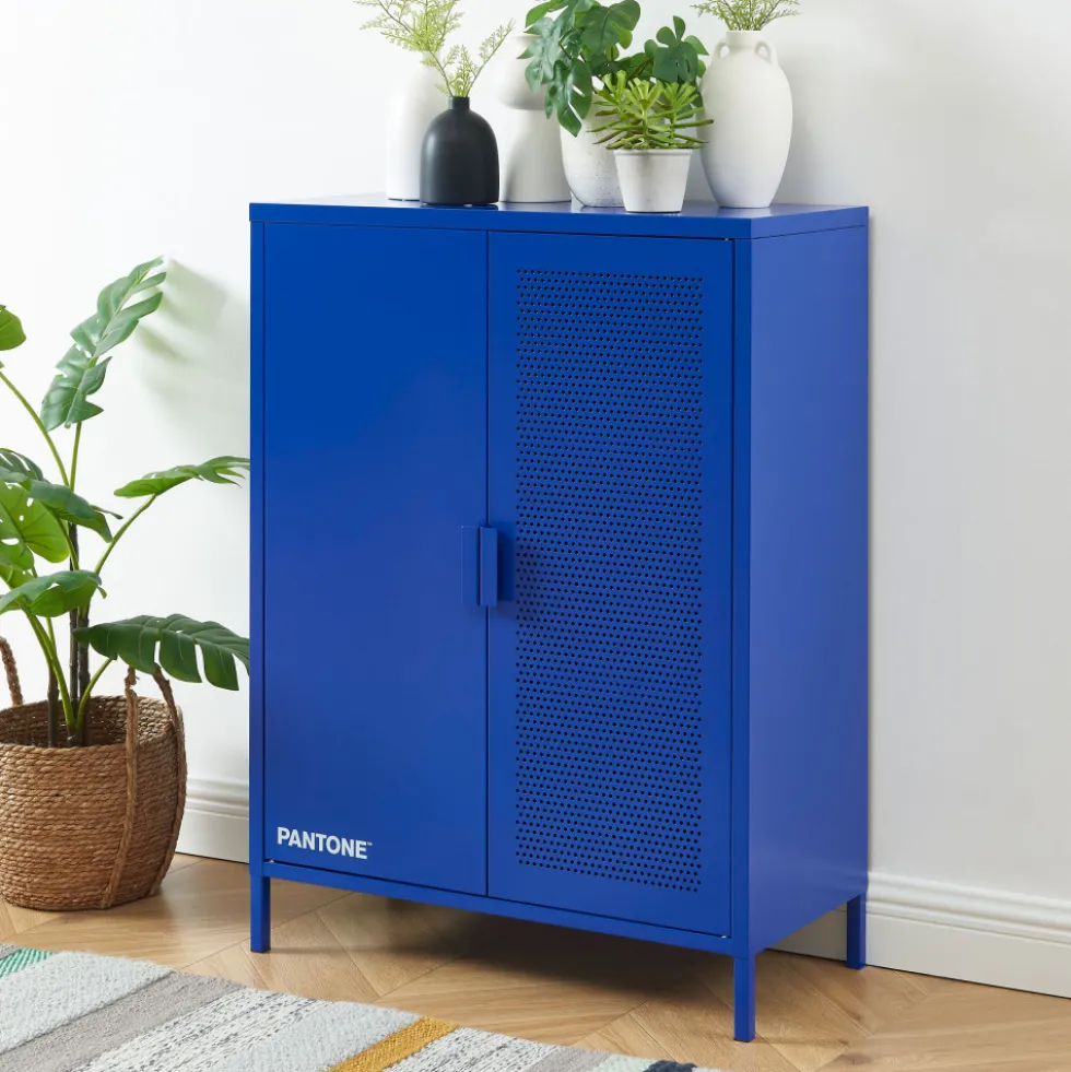 NINO Buffet haut 2 portes en métal PANTONE H100cm