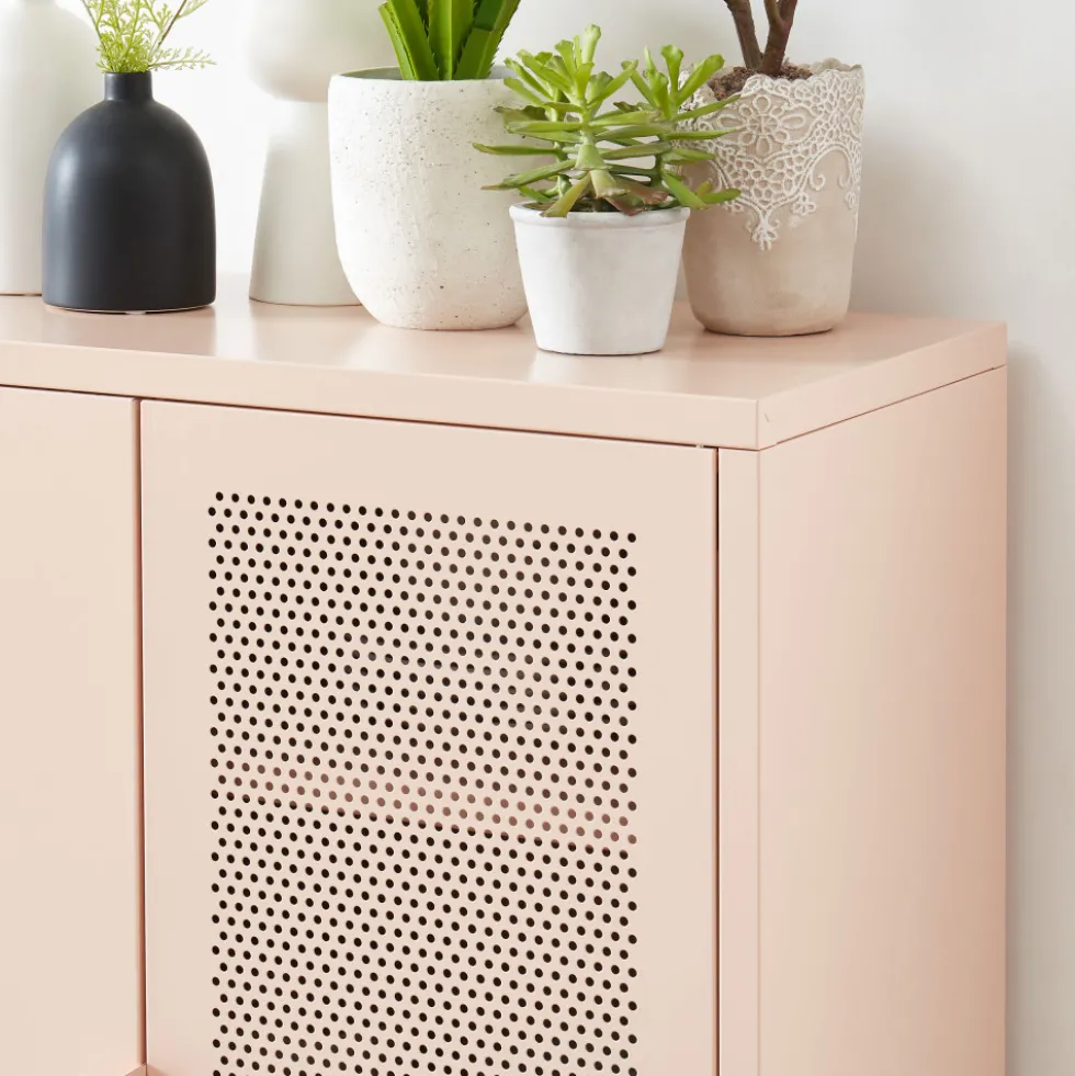 NINO Buffet haut 2 portes en métal PANTONE H100cm