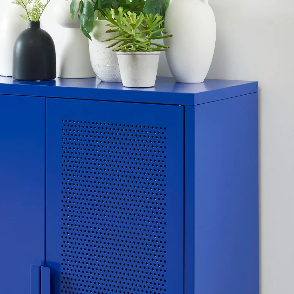 NINO Buffet haut 2 portes en métal PANTONE H100cm