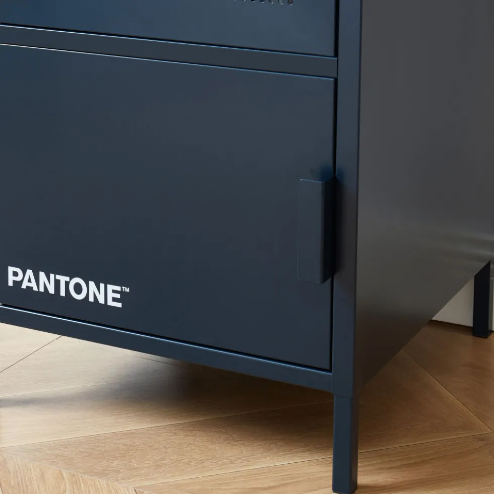 NINO Colonne de rangement 2 portes en métal PANTONE H180cm