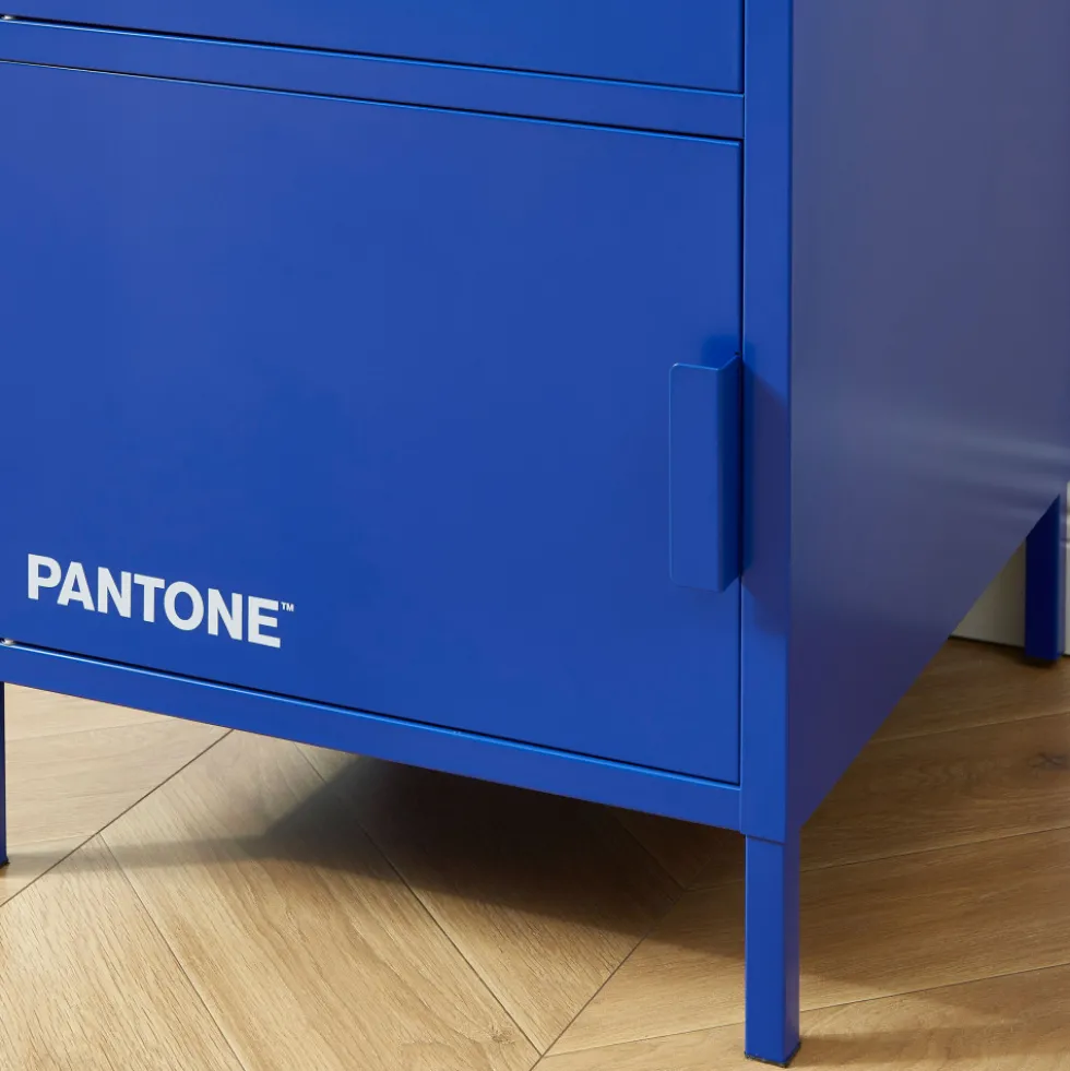 NINO Colonne de rangement 2 portes en métal PANTONE H180cm