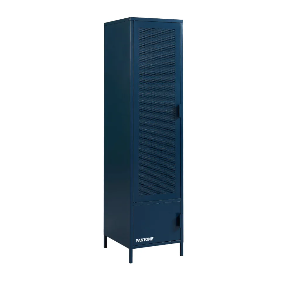 NINO Colonne de rangement 2 portes en métal PANTONE H180cm
