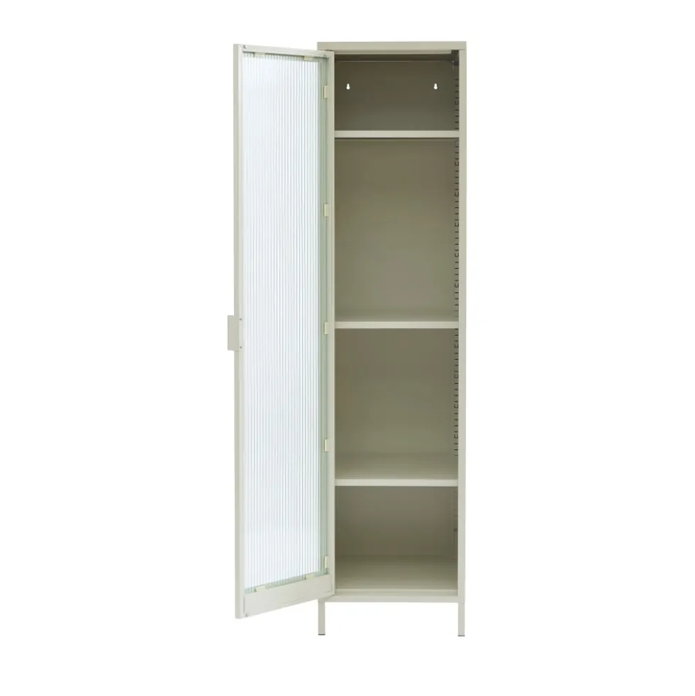 NINO Colonne de rangement 1 porte en métal PANTONE H180cm