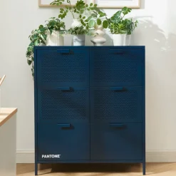 NINO Commode 6 tiroirs en métal PANTONE L90cm