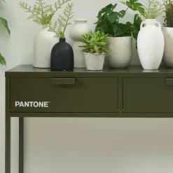 NINO Console 2 tiroirs en métal PANTONE L100cm