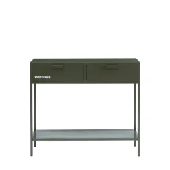 NINO Console 2 tiroirs en métal PANTONE L100cm