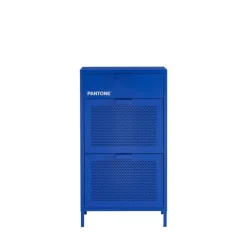 NINO Meuble à chaussures 2 portes 1 tiroir en métal PANTONE L55cm