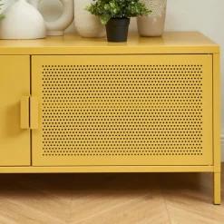 NINO Meuble TV 2 portes en métal PANTONE L120cm