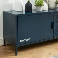 NINO Meuble TV 2 portes en métal PANTONE L120cm