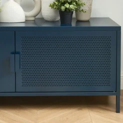 NINO Meuble TV 2 portes en métal PANTONE L120cm