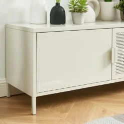 NINO Meuble TV 2 portes en métal PANTONE L120cm