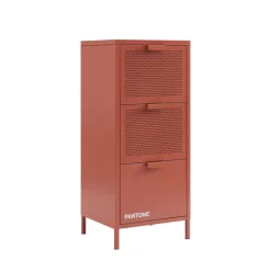 NINO Petit meuble de rangement 3 tiroirs en métal PANTONE H105cm