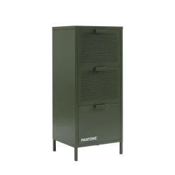 NINO Petit meuble de rangement 3 tiroirs en métal PANTONE H105cm