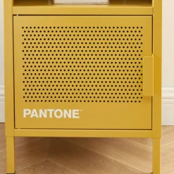 NINO Table de chevet 1 porte en métal PANTONE