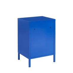 NINO Table de chevet 1 porte en métal PANTONE