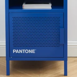 NINO Table de chevet 1 porte en métal PANTONE